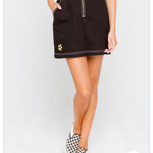 Vans Brighton embroidered denim skirt - Picture 9 of 10